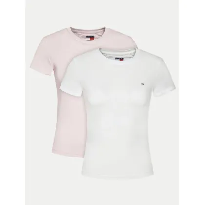 Zdjęcie Tommy Jeans Komplet 2 t-shirtów DW0DW21366 Kolorowy Slim Fit