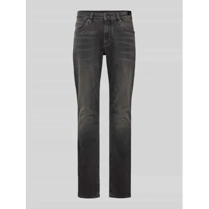 Zdjęcie Jeansy o kroju slim fit z detalem z logo