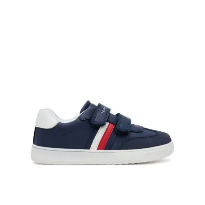 Zdjęcie Tommy Hilfiger Sneakersy Stripes Low Cut Lace Velcro Sneaker T1X9-33840-1269 S Granatowy