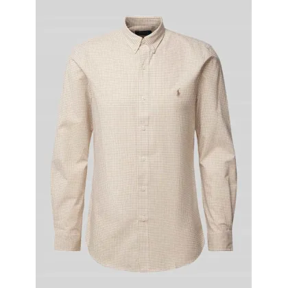 Zdjęcie Koszula casualowa o kroju slim fit z kołnierzykiem typu button down