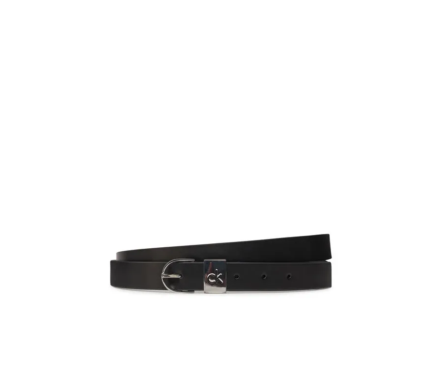 obrazek 1 Calvin Klein Pasek Damski Ck Loop Rnd Buckle 2.5_Smooth K60K612936 Czarny