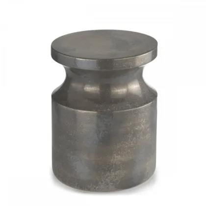 Picture Refined and distinctive stool in glazed ceramics H.40xL.30xP.30 cm