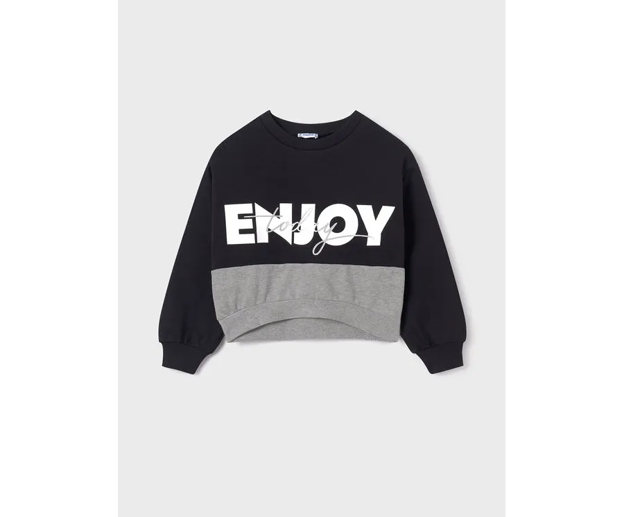 obrazek 1 Mayoral Bluza 7.406 Czarny Regular Fit