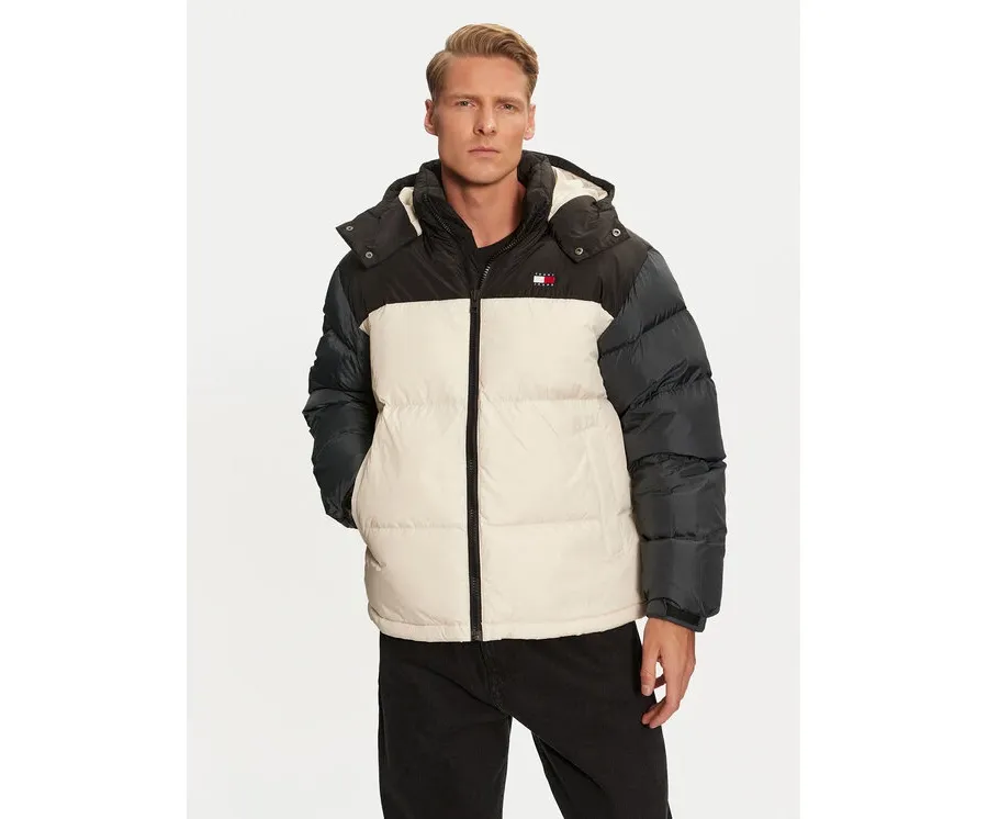 obrazek 1 Tommy Jeans Kurtka puchowa Alaska DM0DM19639 Beżowy Regular Fit