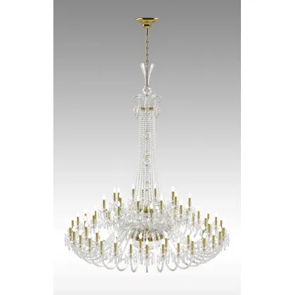 Zdjęcie Cudowny włoski żyrandol wykonany z kryształu