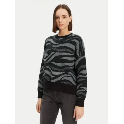 Zdjęcie Desigual Sweter Winnipeg 24WWJF20 Czarny Regular Fit