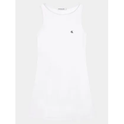 Zdjęcie Calvin Klein Jeans Sukienka codzienna Badge IG0IG02498 Biały Regular Fit