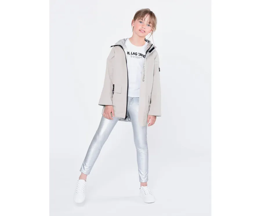 obrazek 1 Karl Lagerfeld Kids Kurtka przejściowa Z16149 D Szary Regular Fit