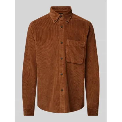 Zdjęcie Kurtka koszulowa o kroju regular fit z kołnierzykiem typu button down model ‘Nero’