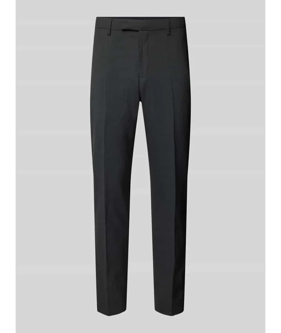 obrazek 1 Spodnie do garnituru o kroju slim fit w kant model ‘Ryan’