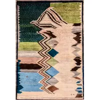 Picture Modern colorful hand-woven carpet from Iran - Jordan