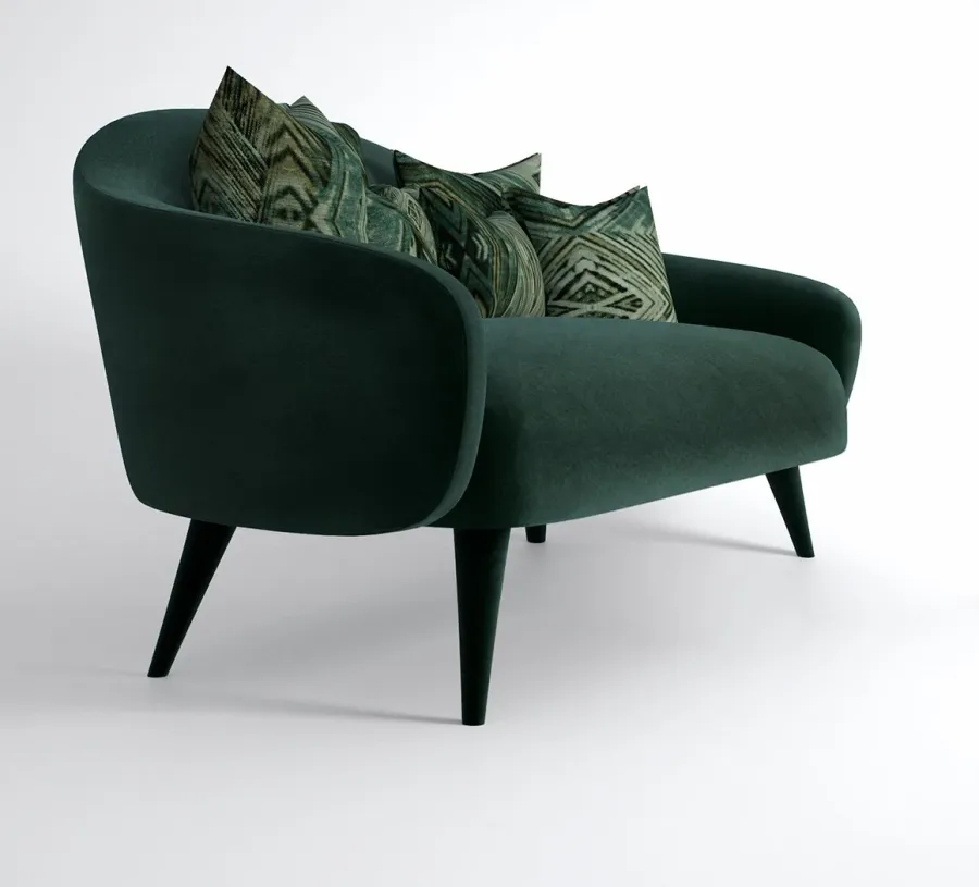obrazek 2 Zielona elegancka sofa do apartamentu – Muranti