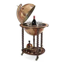 Zdjęcie Luksusowy globo barek Explora w brązowym kolorze o średnicy kuli 40 cm