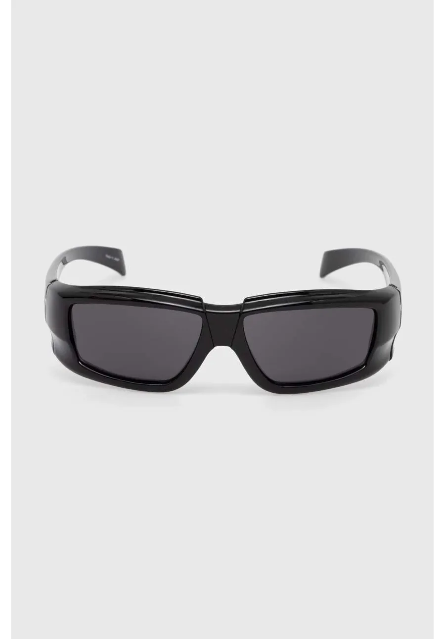 obrazek 1 Rick Owens okulary przeciwsłoneczne Occhiali Da Sole Sunglasses Rick kolor czarny RG0000005.GBLKB.0909