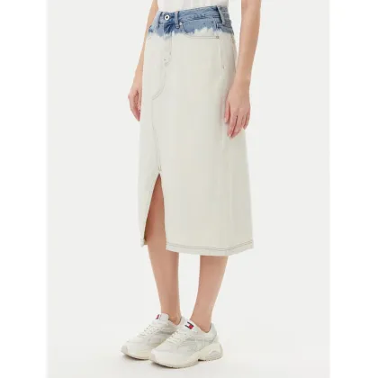 Zdjęcie Karl Lagerfeld Jeans Spódnica jeansowa A2W12014 Écru Regular Fit