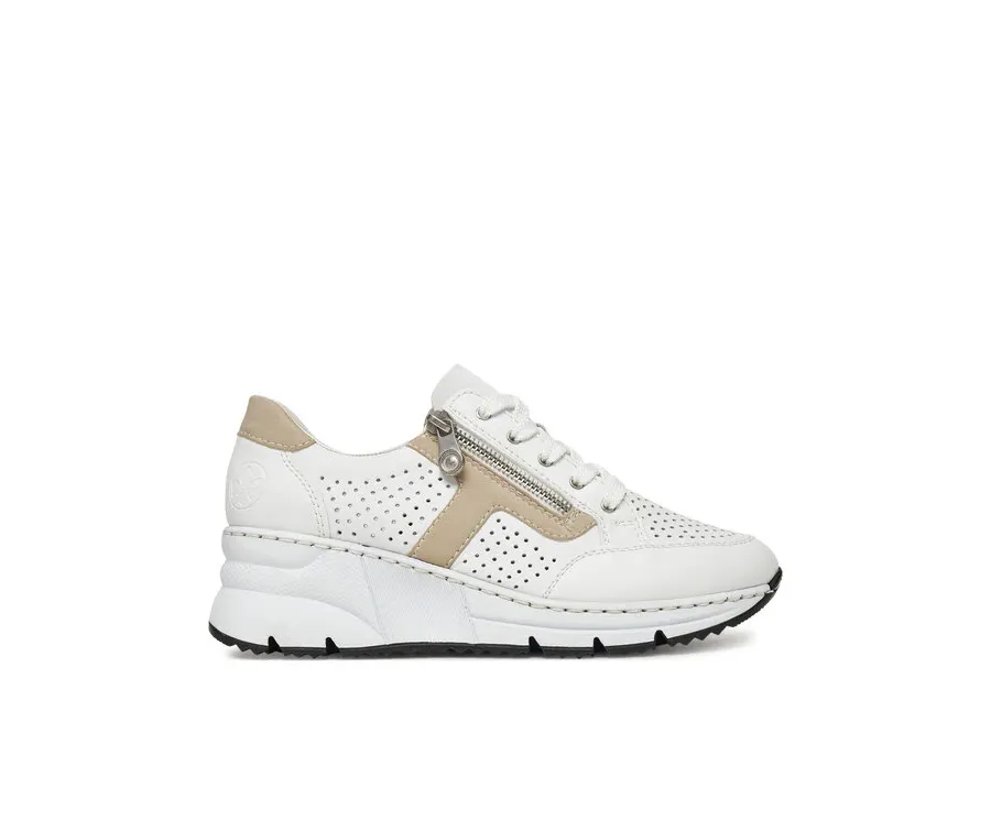 obrazek 1 Rieker Sneakersy N6304-80 Biały