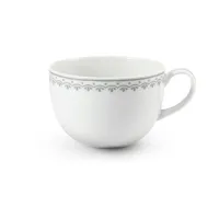 Picture Beautiful jumbo porcelain mug decorated with a delicate gray motif - Leander