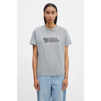 Zdjęcie Fjallraven t-shirt kolor szary z nadrukiem F87146.020.999-999