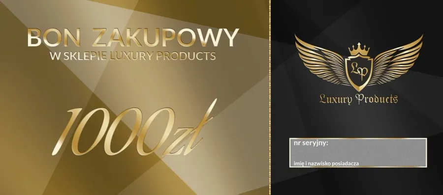 obrazek 1 Bon zakupowy - 1000 zł do wykorzystania w sklepie Luxury Products