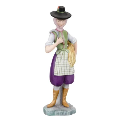 Zdjęcie Porcelanowa figurka kobiety Alentejo z serii „Kostiumy regionalne” - Vista Alegre