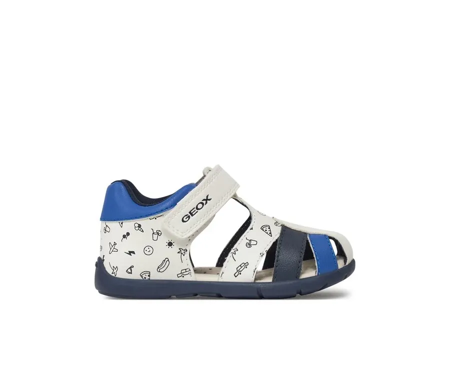 obrazek 1 Geox Sandały B Elthan Boy B451PC 000BC C0293 Biały