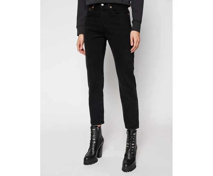 obrazek 1 Levi's® Jeansy Cropped Fit 501® Original 36200-0085 Czarny Cropped Fit