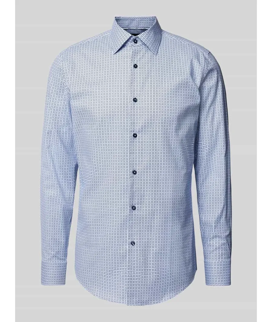 obrazek 1 Koszula biznesowa o kroju slim fit z kołnierzykiem typu kent model ‘Hank’