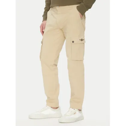 Zdjęcie Aeronautica Militare Spodnie materiałowe 251PA1665CT3534 Beżowy Regular Fit