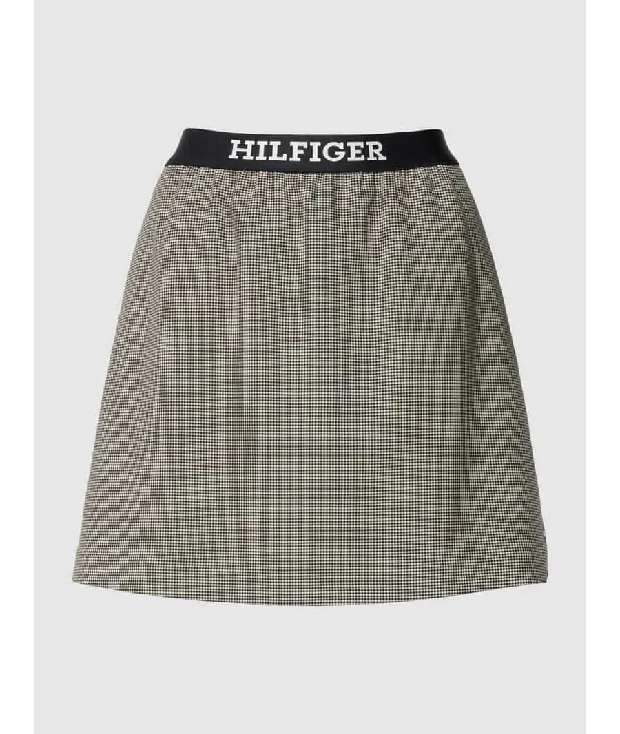 obrazek 1 Tommy Hilfiger Spódnica mini WW0WW40515 Szary Regular Fit