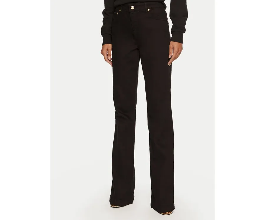 obrazek 1 Just Cavalli Jeansy 77PAB513 Czarny Flare Fit