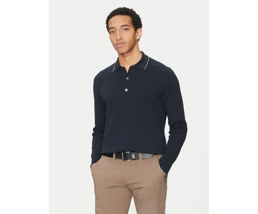 obrazek 1 Marc O'Polo Sweter 520 5016 60006 Granatowy Regular Fit