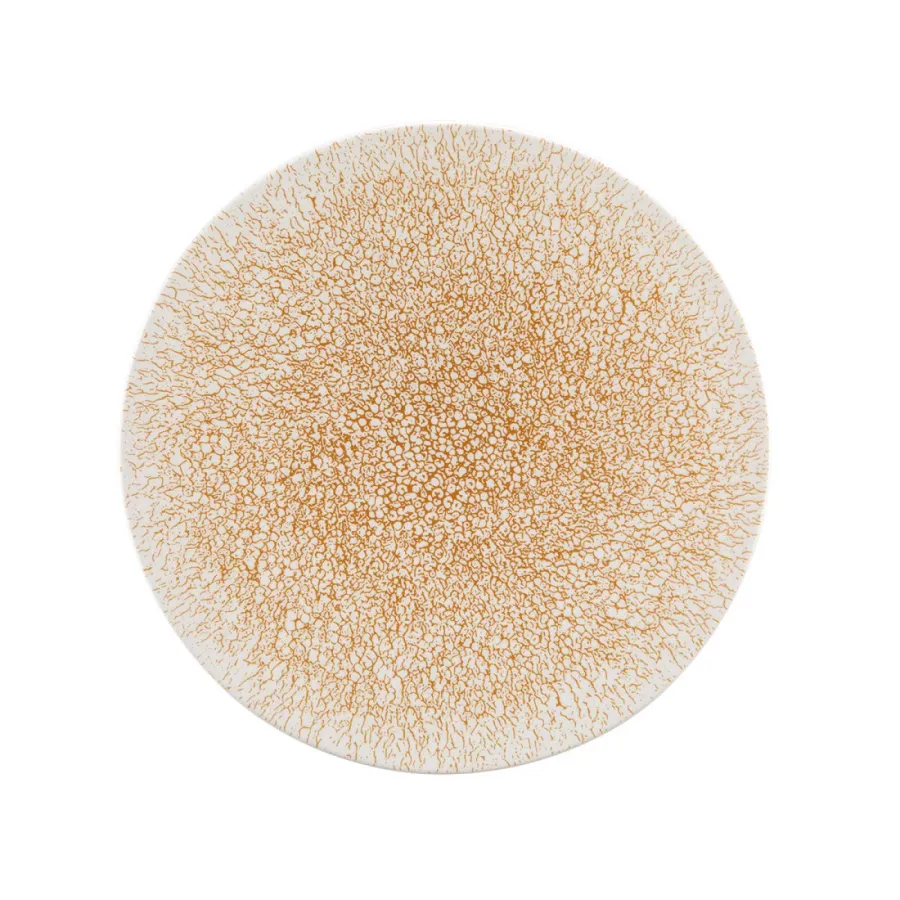 obrazek 1 Okrągły porcelanowy talerz śniadaniowy 22,5 cm ze złotym zdobieniem - Seltmann Weiden