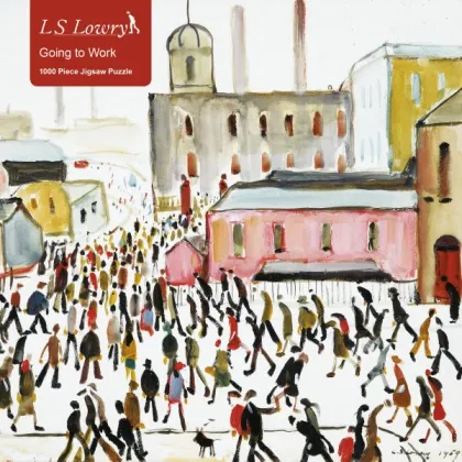 Zdjęcie Puzzle dla dorosłych L.S. Lowry: Idę do pracy - Flame Tree Publishing