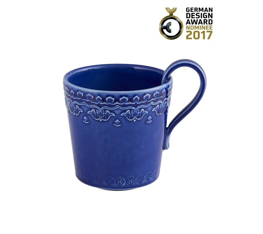 obrazek 1 Piękny wzorzysty kubek z ceramiki - Bordallo Pinheiro