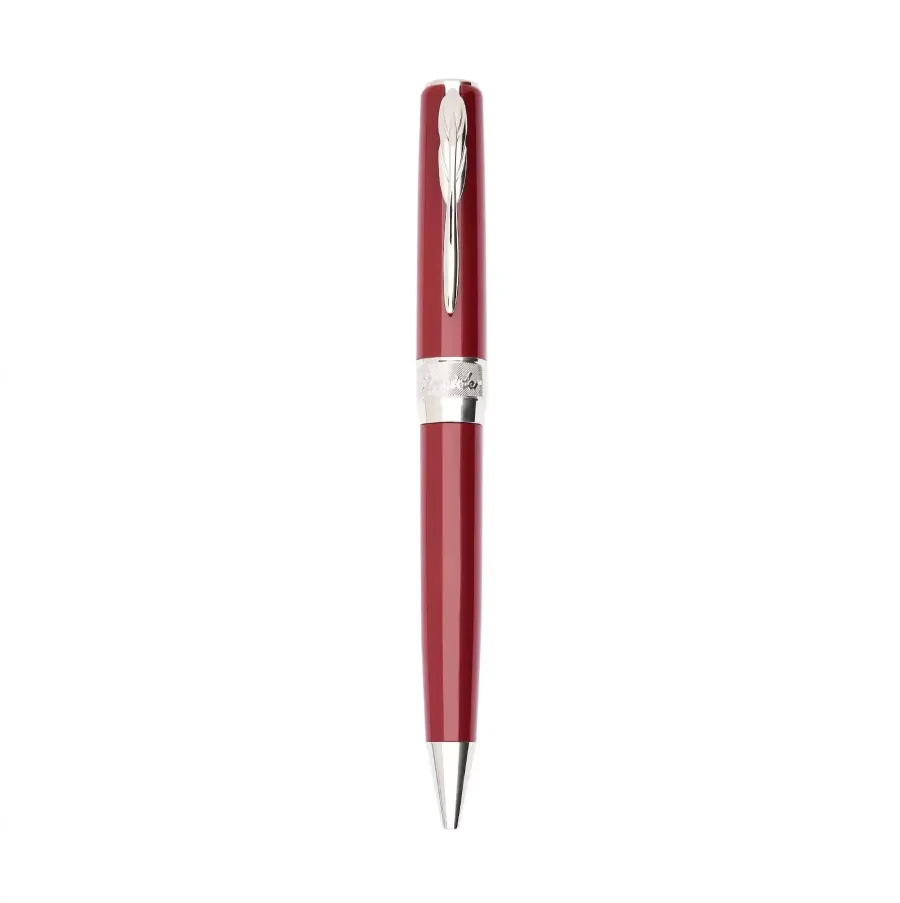 obrazek 2 Cudowny włoski długopis Classic- Palladium Bordeaux