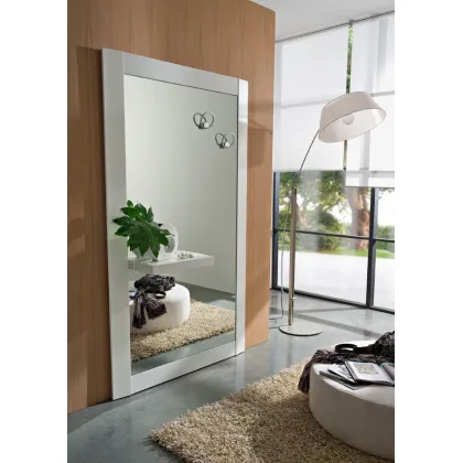 Picture An exclusive Italian mirror with a small shelf for a unique room - La Primavera