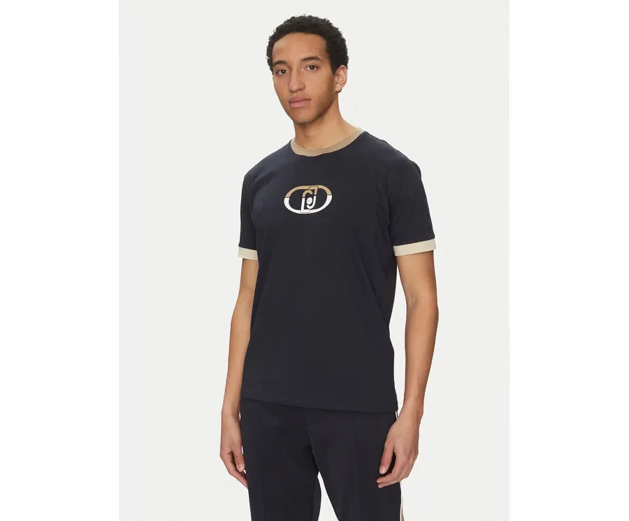 obrazek 1 Liu Jo T-Shirt QA5275 J4819 Granatowy Regular Fit