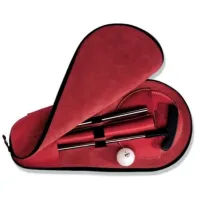 Zdjęcie Eleganckie etui skórzane na akcesoria golfowe
