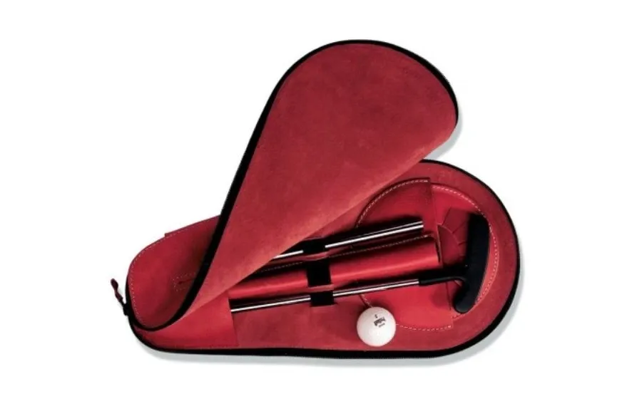 obrazek 1 Eleganckie etui skórzane na akcesoria golfowe
