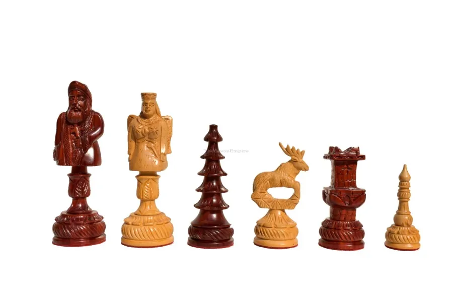 obrazek 3 Unikalny zestaw szachowy oparty na tematyce Świętego Mikołaja - The Chess Empire