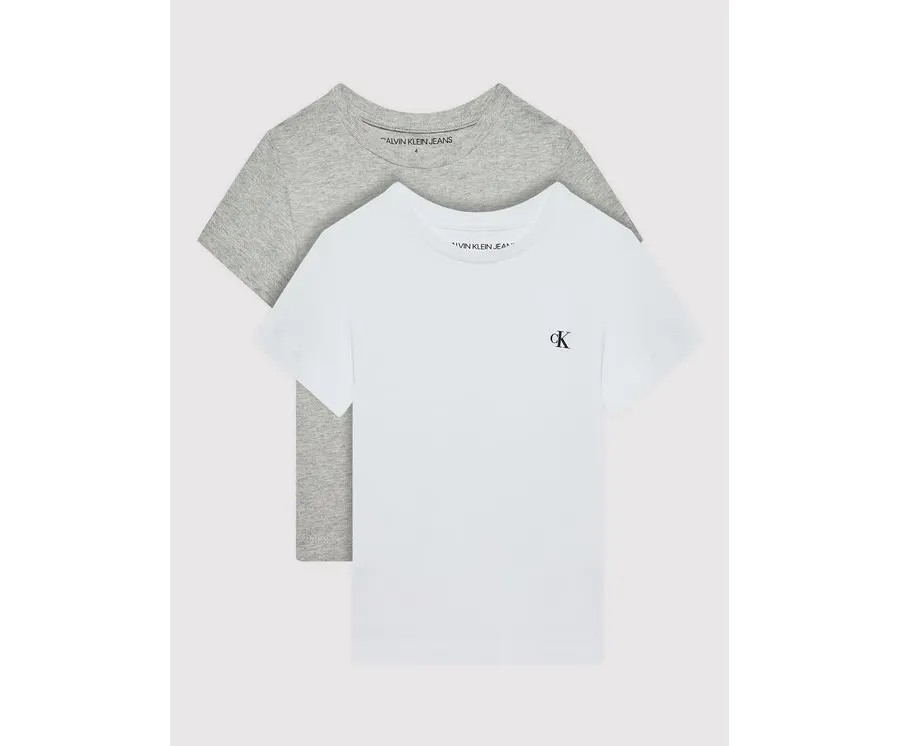 obrazek 1 Calvin Klein Jeans Komplet 2 t-shirtów Monogram IB0IB01093 Szary Regular Fit