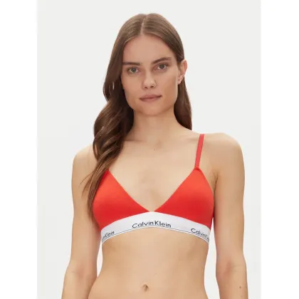 Zdjęcie Calvin Klein Underwear Biustonosz braletka Lightly Lined Triangle 000QF5650E Czerwony