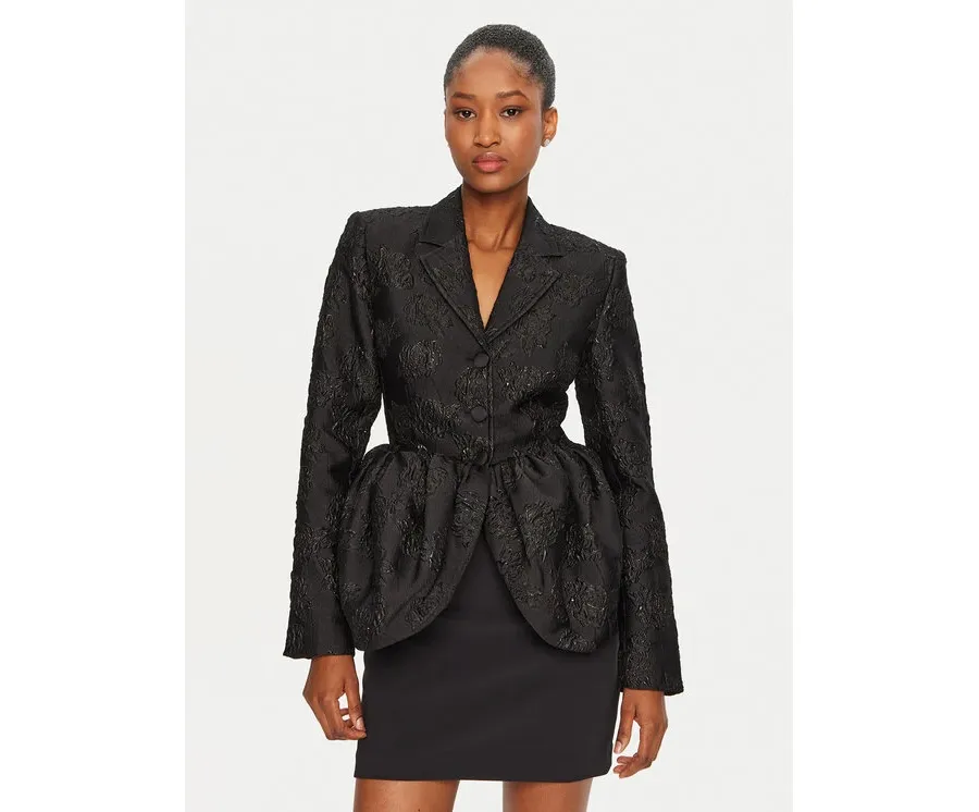 obrazek 1 ROTATE Marynarka 113600100 Czarny Slim Fit