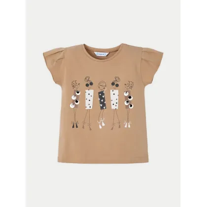 Zdjęcie Mayoral T-Shirt 3015 Beżowy Regular Fit
