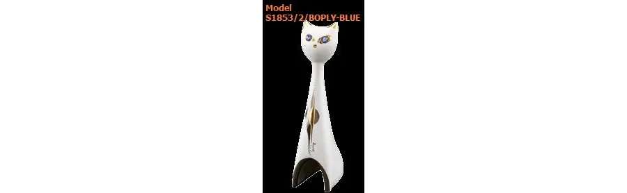 obrazek 3 Ceramiczne koty z kolorowymi oczami
