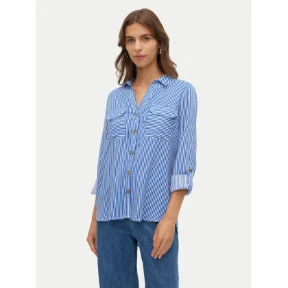Zdjęcie Vero Moda Koszula Bumpy 10275283 Niebieski Regular Fit