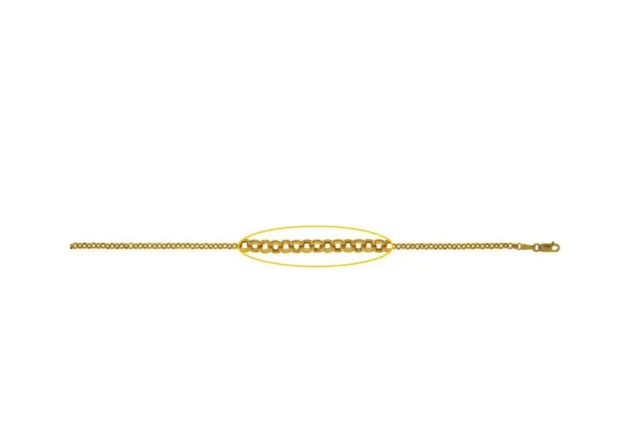 obrazek 1 Stylowy delikatny naszyjnik 45 cm