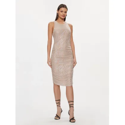 Zdjęcie Patrizia Pepe Sukienka koktajlowa 8A1324/J197-B799 Beżowy Slim Fit