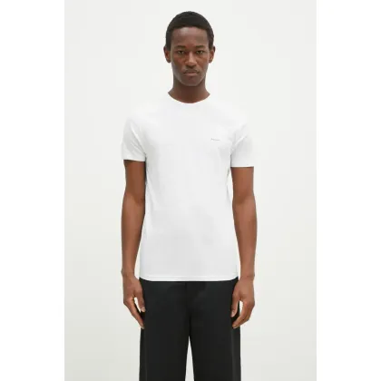 Zdjęcie Paul Smith t-shirt bawełniany 3-pack męskie kolor biały melanżowy M1A-389-M3PK