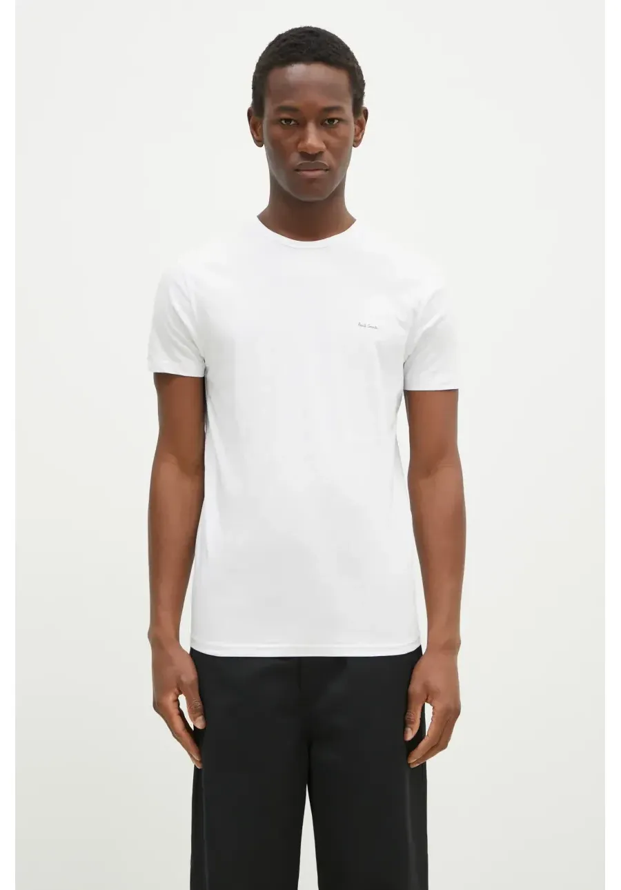 obrazek 1 Paul Smith t-shirt bawełniany 3-pack męskie kolor biały melanżowy M1A-389-M3PK